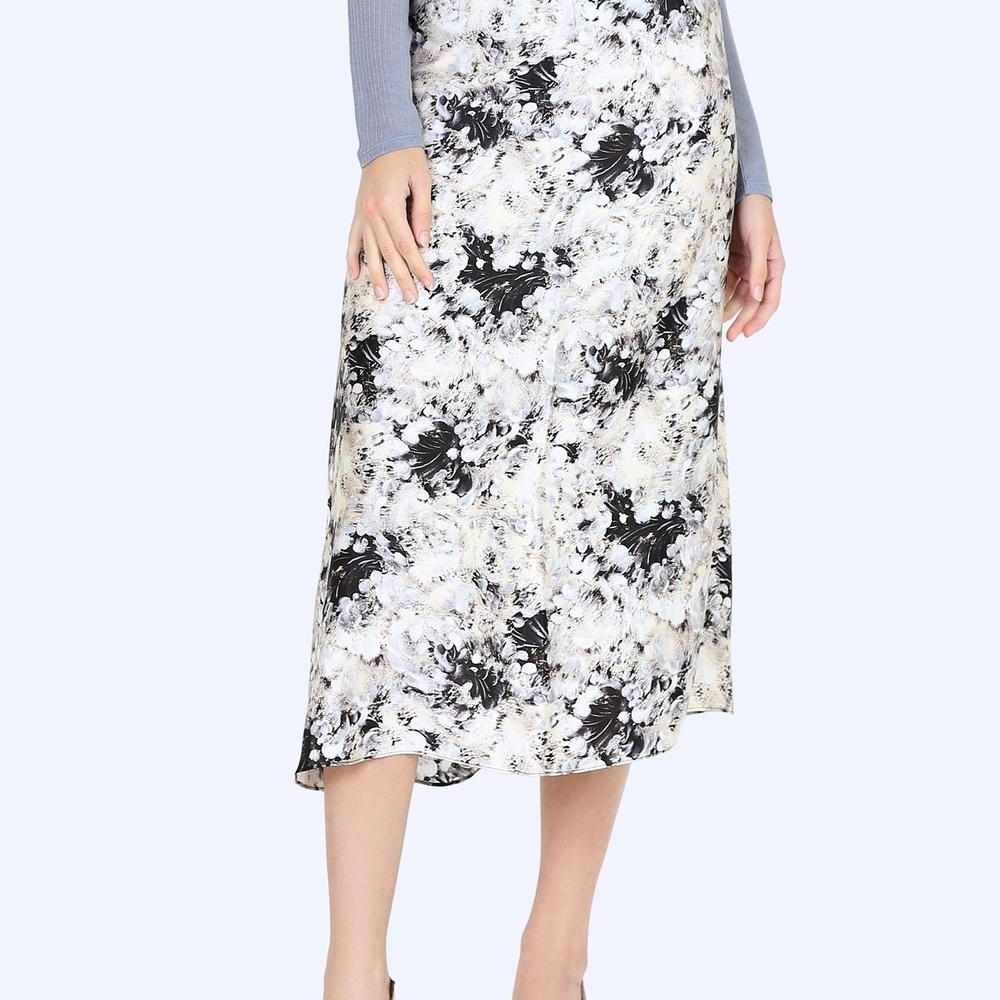 Vince 100% Silk Slip Skirt